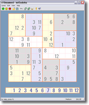 12x12 Sudoku with two-digit numbers